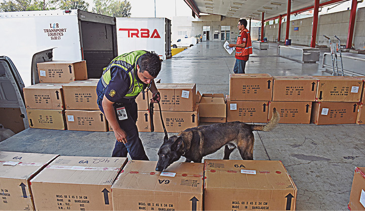 Aduanas. Control Militar