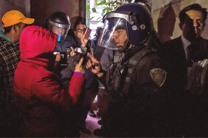 23 de noviembre de 2018. Desalojo en Zapata 68
