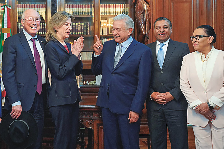 Sherwood-Randal y López Obrador. Acuerdo en Palacio Nacional